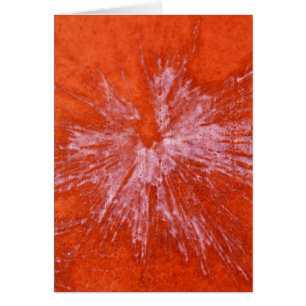 White Paintball on Red