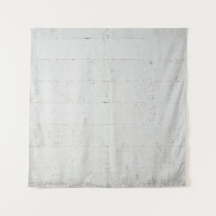 White painted concrete wall concrete tapestry