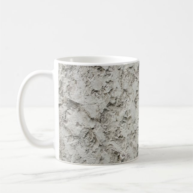 White painted wall coffee mug (Left)