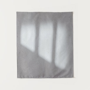 White painted wall tapestry