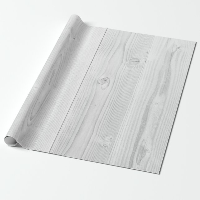 White painted wood bright texture wrapping paper (Unrolled)