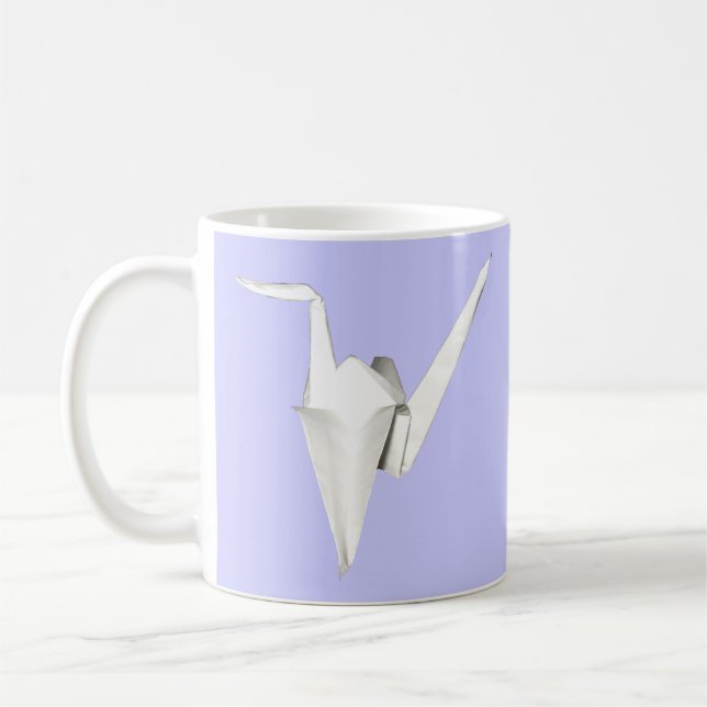 White Paper Cranes Mug (Left)