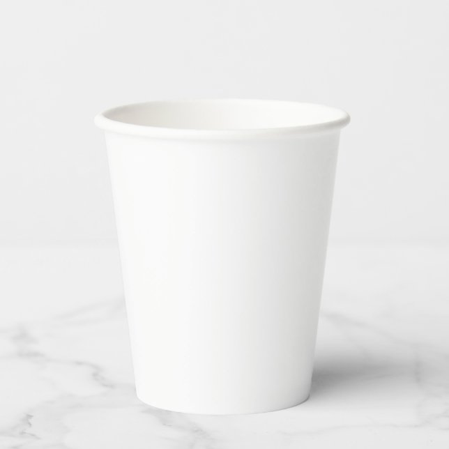 White  paper cups (Front)