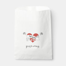 White Paper Wedding Favour Bag - Customisable