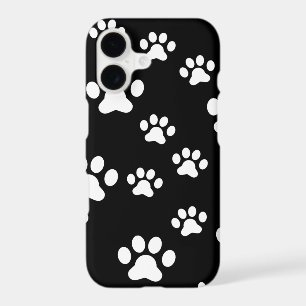 White paw prints