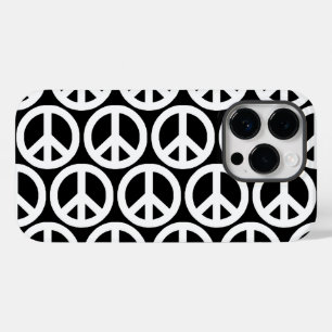 White Peace Signs Case-Mate iPhone 14 Pro Case
