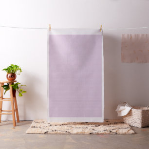 White Peace Signs on Pastel Lilac Fabric