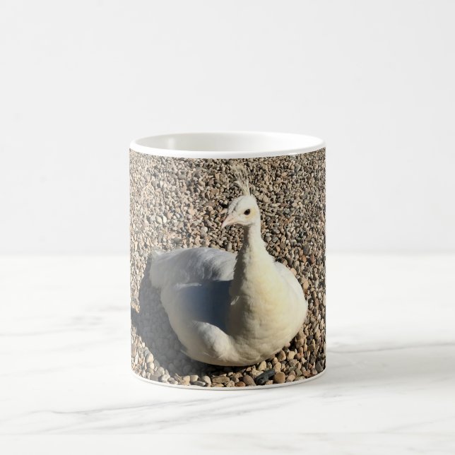 White Peacock, Idaho Coffee Mug (Center)