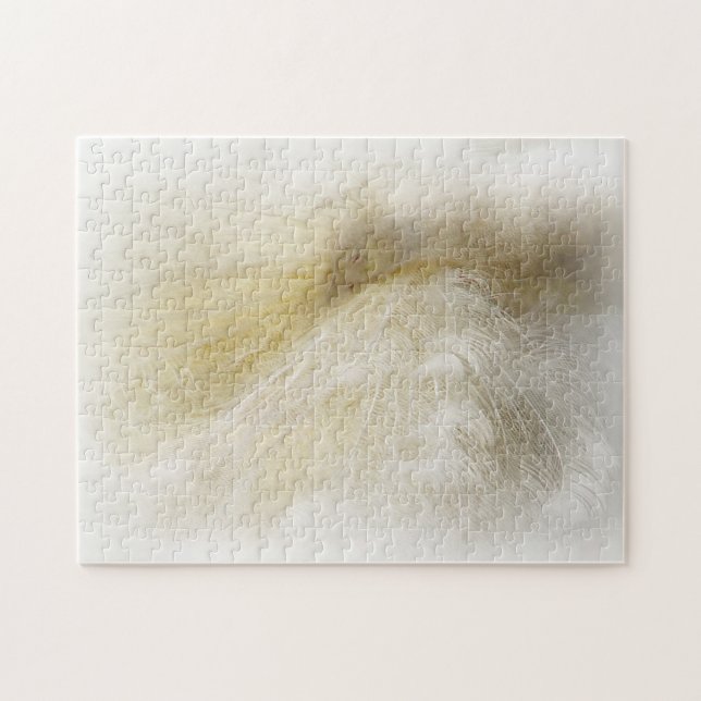 White Peacock Jigsaw Puzzle (Horizontal)