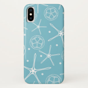 White Pearl Starfish Elegant Classy Beach iPhone X Case