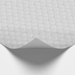 White Pearl Stud Quilted Wrapping Paper<br><div class="desc">White Pearl Stud Quilted Pearl Stud Quilted The distinctive diagonal puffy stitched quilted squares like those found on handbags and accessories, is now available here with tiny seed pearl accent studs for wedding invitations, reception cards, save the date cards, Rsvp cards, thank you cards, wedding stationery, stamps and labels and...</div>