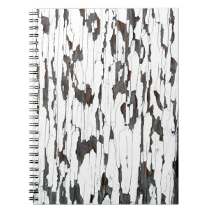 White Peeling Paint Notebook