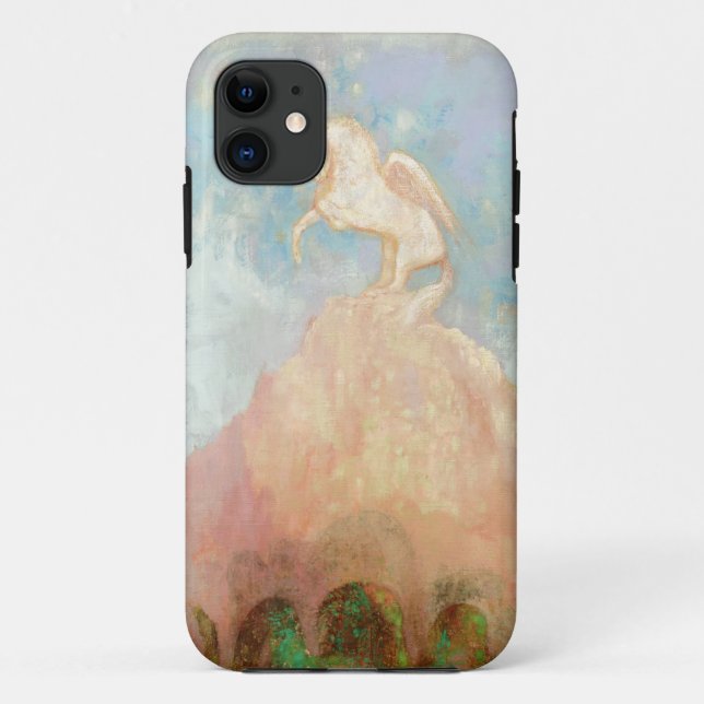 White Pegasus, c.1908 (oil on canvas) Case-Mate iPhone Case (Back)
