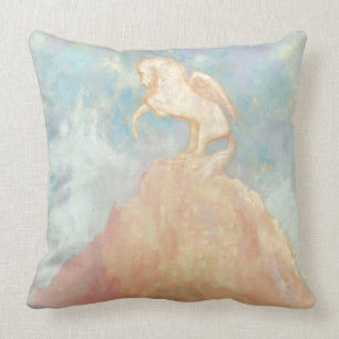 White Pegasus, c.1908 (oil on canvas) Cushion