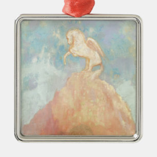 White Pegasus, c.1908 (oil on canvas) Metal Ornament