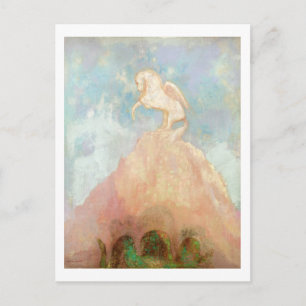 White Pegasus, c.1908 (oil on canvas) Postcard