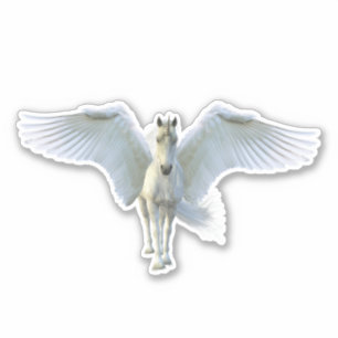 White Pegasus Horse Unicorn