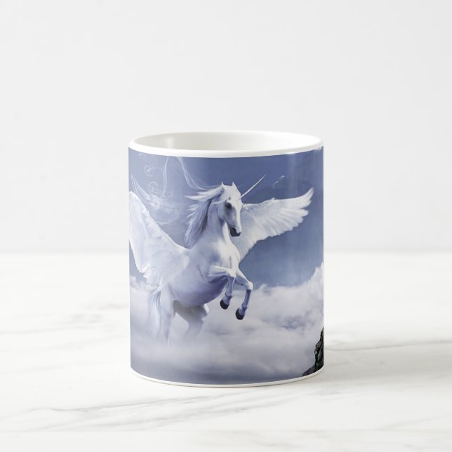 White Pegasus Mystical Coffee Mug (Center)