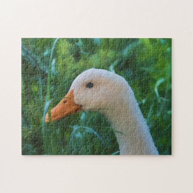White Pekin Duck Jigsaw Puzzle (Horizontal)