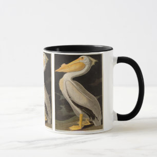 White Pelican, John James Audubon Mug