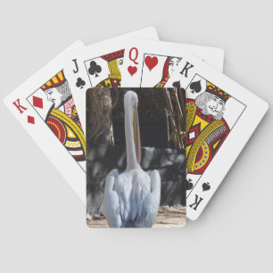 White Pelican Playing Cards