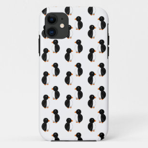 White penguins iPhone 11 case