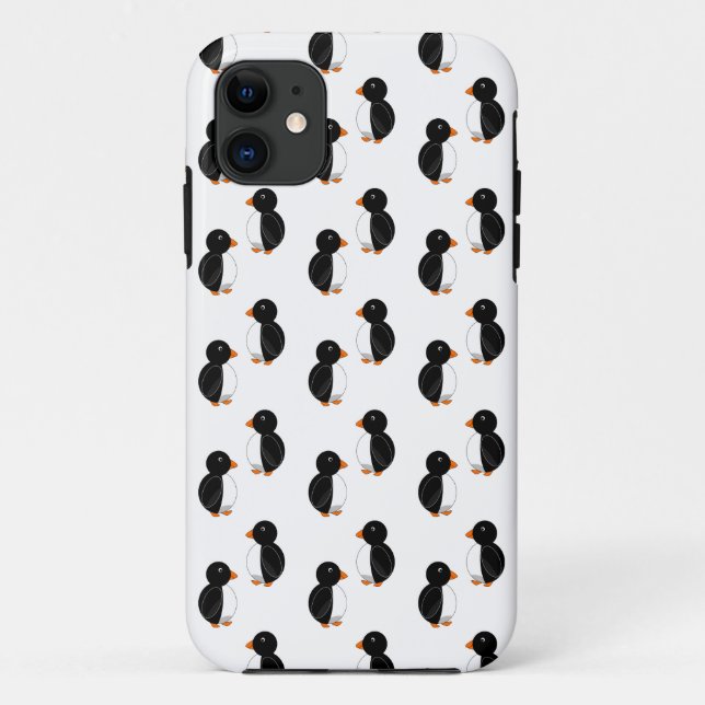 White penguins Case-Mate iPhone case (Back)