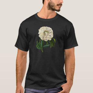 White Peony by Pierre-Joseph Redoute T-Shirt
