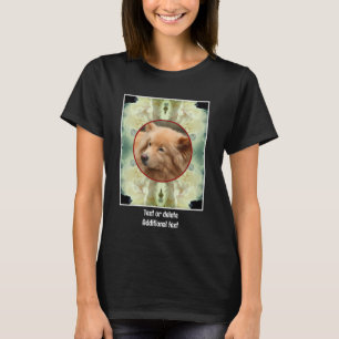 White Peony Flower Create Your Own Pet Photo  T-Shirt