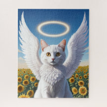 White Persian Angel Puzzle