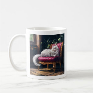 White Persian Cat Coffee Mug