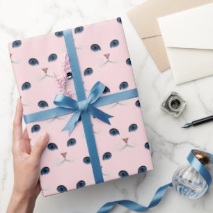 White Persian Cat Face   Wrapping Paper