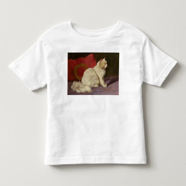 White Persian Cat Toddler T-Shirt (Front)