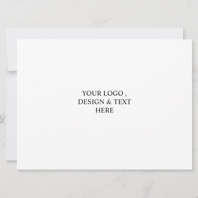 White Personalised – Your Logo & Text Here (Front)