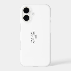 White Personalised – Your Logo & Text Here