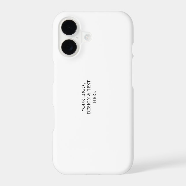 White Personalised – Your Logo & Text Here (Back)