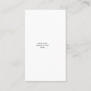 White Personalised – Your Logo & Text Here Appointment Card