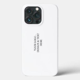 White Personalised – Your Logo & Text Here iPhone 13 Pro Case