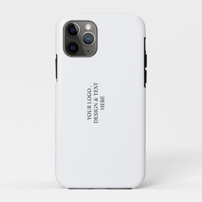White Personalised – Your Logo & Text Here Case-Mate iPhone Case (Back)