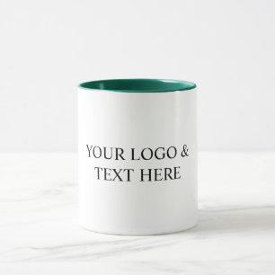 White Personalized – Your Logo & Text Here Mug