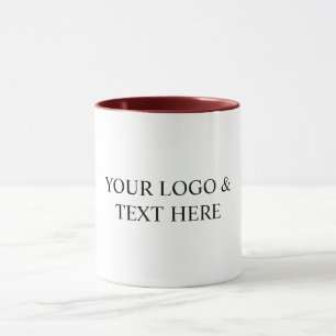 White Personalized – Your Logo & Text Here Mug