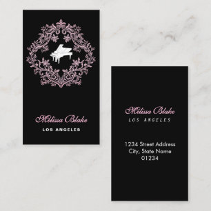 white piano business card