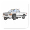 White Pick Up Truck Cartoon