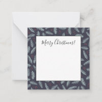 White Pine Boughs Feathers Holly Berries Christmas