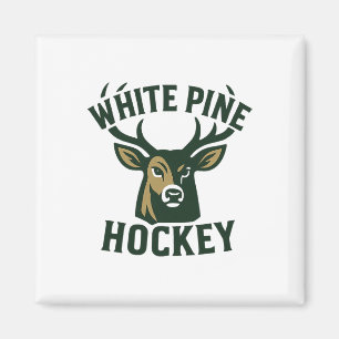 White Pine Hockey Bucks College Official Vintage D Magnet