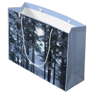 White Pines in Blue Light --- Large Gift Bag