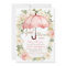 White Pink floral Umbrella April Showers 