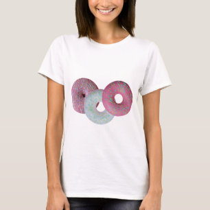 White & pink iced doughnuts T-Shirt