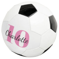 White pink monogram initials name number