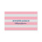 White & Pink Stripes